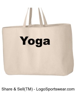 Yoga Tote Bag Design Zoom
