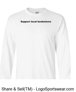 Support local bookstore t-shirt Design Zoom