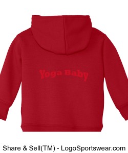 Yoga Baby Hoodie Design Zoom